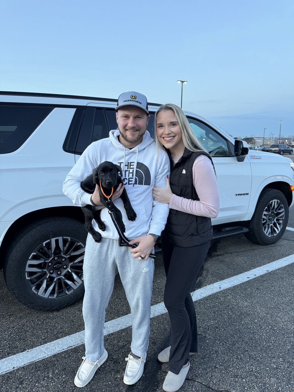 Bruce with his family on go-home day
